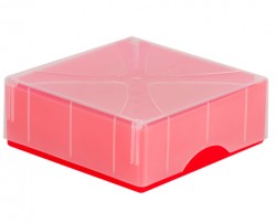 Cryo cső tároló doboz PP állítható magasságú piros 9x9