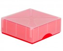 Cryo cső tároló doboz PP állítható magasságú piros 10x10