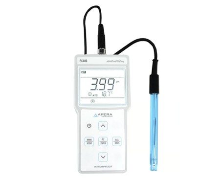 Hordozható pH-és vezetőképesség mérő PC400