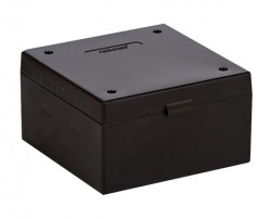 Cryo cső tároló doboz PP fekete 133x133mm mag 52mm