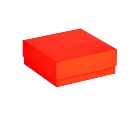 Cryo cső tároló doboz fedéllel vízálló piros 136x136mm mag 50mm