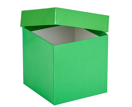 Cryo cső tároló doboz fedéllel vízálló zöld 136x136mm mag100mm