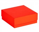 Cryo cső tároló karton doboz fedéllel piros 136x136mm mag 50mm