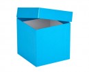 Cryo cső tároló karton doboz fedéllel kék 136x136mm mag 130mm